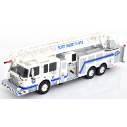 Modell 1:43 Smeal Fire Apparatus Aerial Ladder FortWorth,...