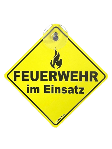 Einsatzschild, Dachaufsetzer, Warnschild Feuerwehr