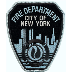 Badge Fire Dept.City of New York - blue edition - 11,5 x...