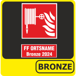 T-Shirt achievement badge BRONZE (nur Text) (Nr. 1)