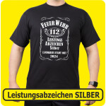 T-Shirt schwarz, Leistungsabzeichen SILBER (Jack Daniels) (Nr. 18)