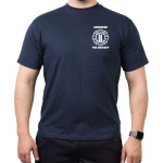 T-shirt azul marino, 2001-2021 REMEMBER THE BRAVEST 20 years