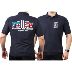Polo navy, 2001-2021 REMEMBER THE BRAVEST 20 years