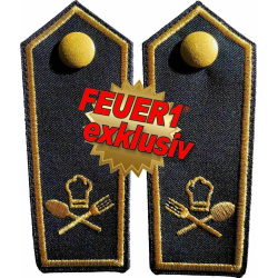 FEUER1 Dienstgrad-Schulterklappen-Paar Spezial mit...