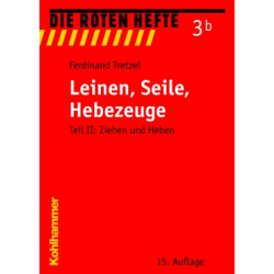 Libro: rojo Heft 3b "Leinen,Seile,Hebezeuge"