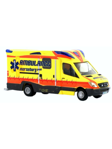 Modell 1:87 MB Ambulanz Mobile Tigis Ergo, Ambulance Merseburg (SAN)
