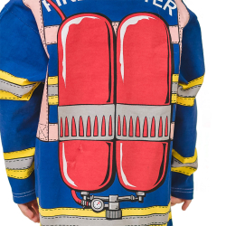 Kinder-Pyjama Fire Fighter, aus 100 % Baumwolle
