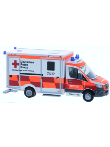 Modell 1:87 MB Sprinter 18, Wietmarscher Ambulanzf.RTW, DRK Dessau-Rosslau (SAN)