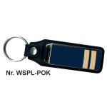 Schlüsselanhänger XL mit Leder WSP Polizeioberkommissar/in (POK/POKin)