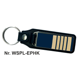 Schlüsselanhänger XL mit Leder THW...