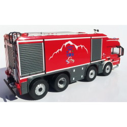 Modell 1:43 IFA S4000 DL25 Feuerwehr m.Drehleiter