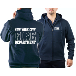 Kapuzenjacke navy, New York City Fire Department