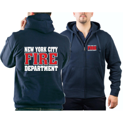 Kapuzenjacke navy, New York City Fire Department, bicolor...