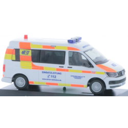 Modell 1:87 VW T6, ELW, Aicher Ambulanz M&uuml;nchen (BAY) 
