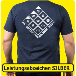 T-Shirt Leistungsabzeichen SILBER (Taktiksymbole) (Nr. 3)