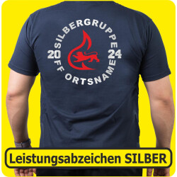 T-Shirt Leistungsabzeichen SILBER-Gruppe silber/rot (Nr. 9)