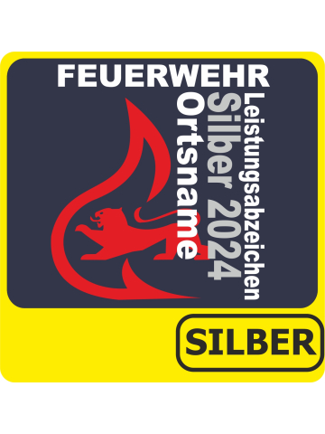 T-Shirt Leistungsabzeichen SILBER Stauferlöwe (Nr. 20)