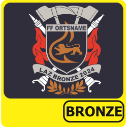 T-Shirt Leistungsabzeichen BRONZE (mit Wappen) (Nr. 21)