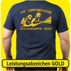 T-Shirt Leistungsabzeichen GOLD mit Trupp (Nr. 2)
