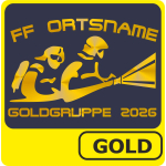 T-Shirt Leistungsabzeichen GOLD mit Trupp (Nr. 2)