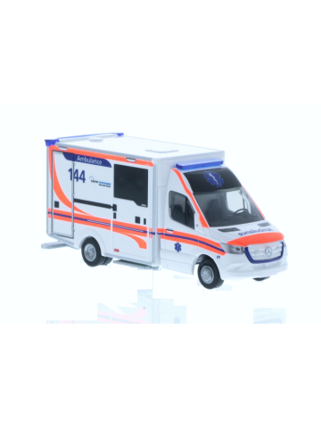 Modell 1:87 MB Sprinter RTW 18, Ambulance Luzern (CH)