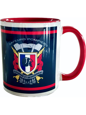 Tasse (Coupe) Sapeurs Pompiers Courage et Devouement