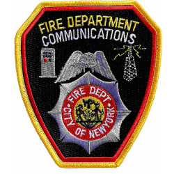Abzeichen: Fire Dept.Communications of New York City 11,5...