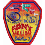Badge Fire Dept.New York City 11,5 x 10 cm