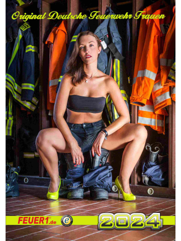 Kalender 2024 Feuerwehr-Frauen - das Original (24. Jahrgang), DIN A3 hochkant, schwere Ausführung, limitiert