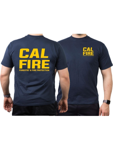 T-Shirt marine, CAL FIRE Foresterie & Protection contre les incendies