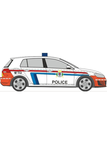 Modell 1:87 VW Golf 7 GTI Police (LU)