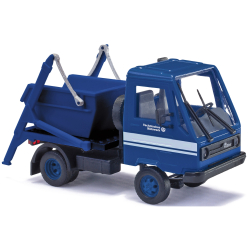 Modell 1:87 Multicar M26 Absetzkipper blau mit...