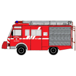 Modell 1:87 Magirus-Deutz Zeta 90 M 5 LF8, FF Tremsdorf Nuthetal (BB)