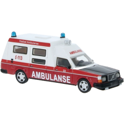 Modell 1:87 Volvo 265 Hadsel Ambulanse (Nordland),...