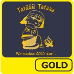 T-Shirt Leistungsabzeichen GOLD Männchen (Nr. 7)
