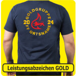 T-Shirt Leistungsabzeichen GOLD-Gruppe gold/rot (Nr.9)