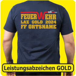 T-Shirt Leistungsabzeichen GOLD (Schlauch) (Nr. 14)