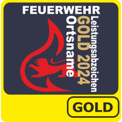 T-Shirt Leistungsabzeichen GOLD (Stauferlöwe) (Nr. 20)