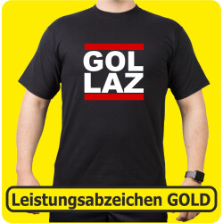 T-Shirt schwarz Leistungsabzeichen GOLD (GOL LAZ) (Nr. 16)