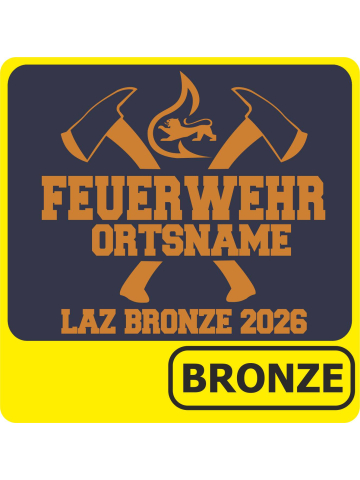 Polo Leistungsabzeichen BRONZE (mit gekreuzten Äxten) (Nr. 17)