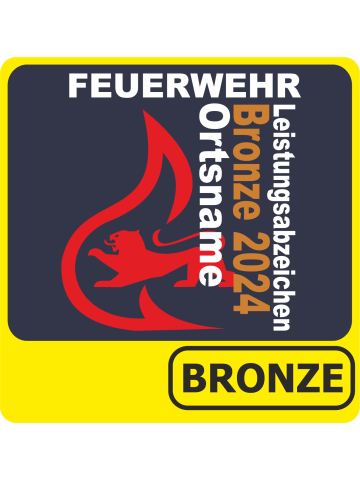 Polo Leistungsabzeichen BRONZE (Stauferlöwe) (Nr. 20)