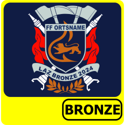 Polo Leistungsabzeichen BRONZE (Wappen) (Nr. 21)