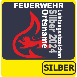 Polo Leistungsabzeichen SILBER (Stauferlöwe) (Nr. 20)