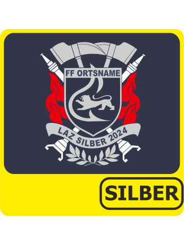 Polo Leistungsabzeichen SILBER (Wappen) (Nr. 21)