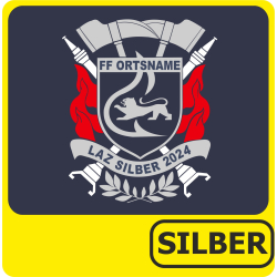 Polo Leistungsabzeichen SILBER (Wappen) (Nr. 21)