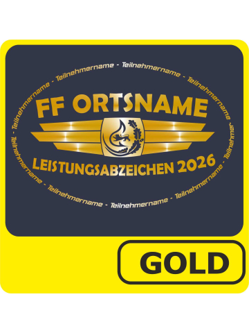 Polo distintivo di successo BRONZE (nur Text) (Nr. 1)