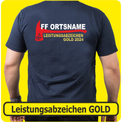 Polo Leistungsabzeichen GOLD (Axt + Stauferlöwe)...