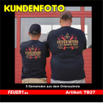 T-Shirt Leistungsabzeichen BRONZE (gekreuzte rote Äxte) (Nr. 27)
