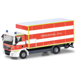Modell 1:87 MAN TGM Koffer-LKW mit Ladebordwand, Feuerwehr Düsseldorf (NRW)
