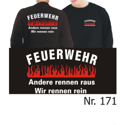 Sweat black, "Wir machen Hausbesuche" - Das...